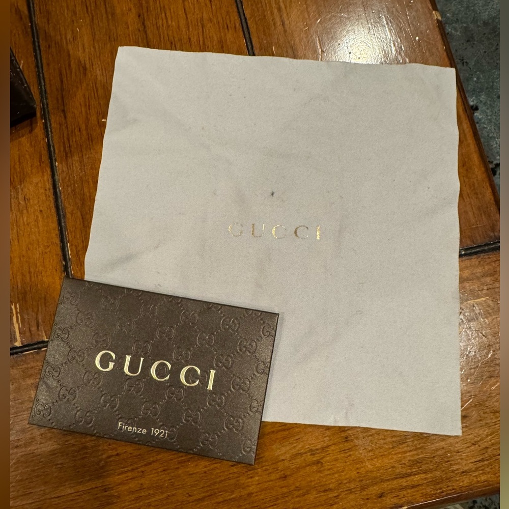 Preowned Gucci Monogram Envelope Sunglass Case - image 7